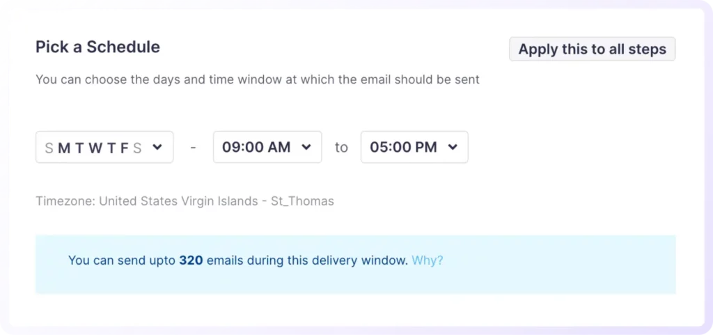 Klenty delivery windows